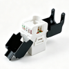 180 Degree Cat6a Keystone Jack Tool-Free, 10G UTP Keystone Coupler 