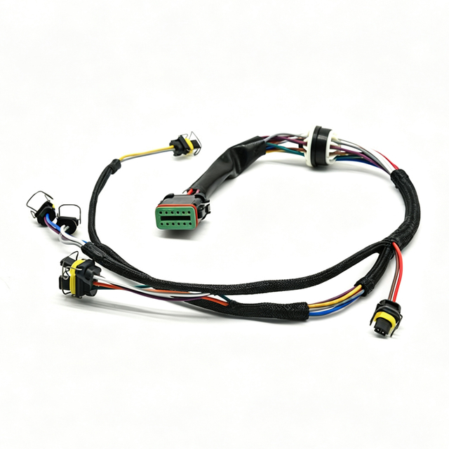 Fuel Injector Wiring Harness Compatible with E325D E329D Excavator – Replacement Injector Cable Loom for 222-5917