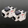 Shielded 90 Degree Keystone Jack, Cat6 RJ45 Ethernet Module
