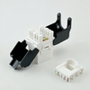 180 Degree Cat6a Keystone Jack Tool-Free, 10G UTP Keystone Coupler 