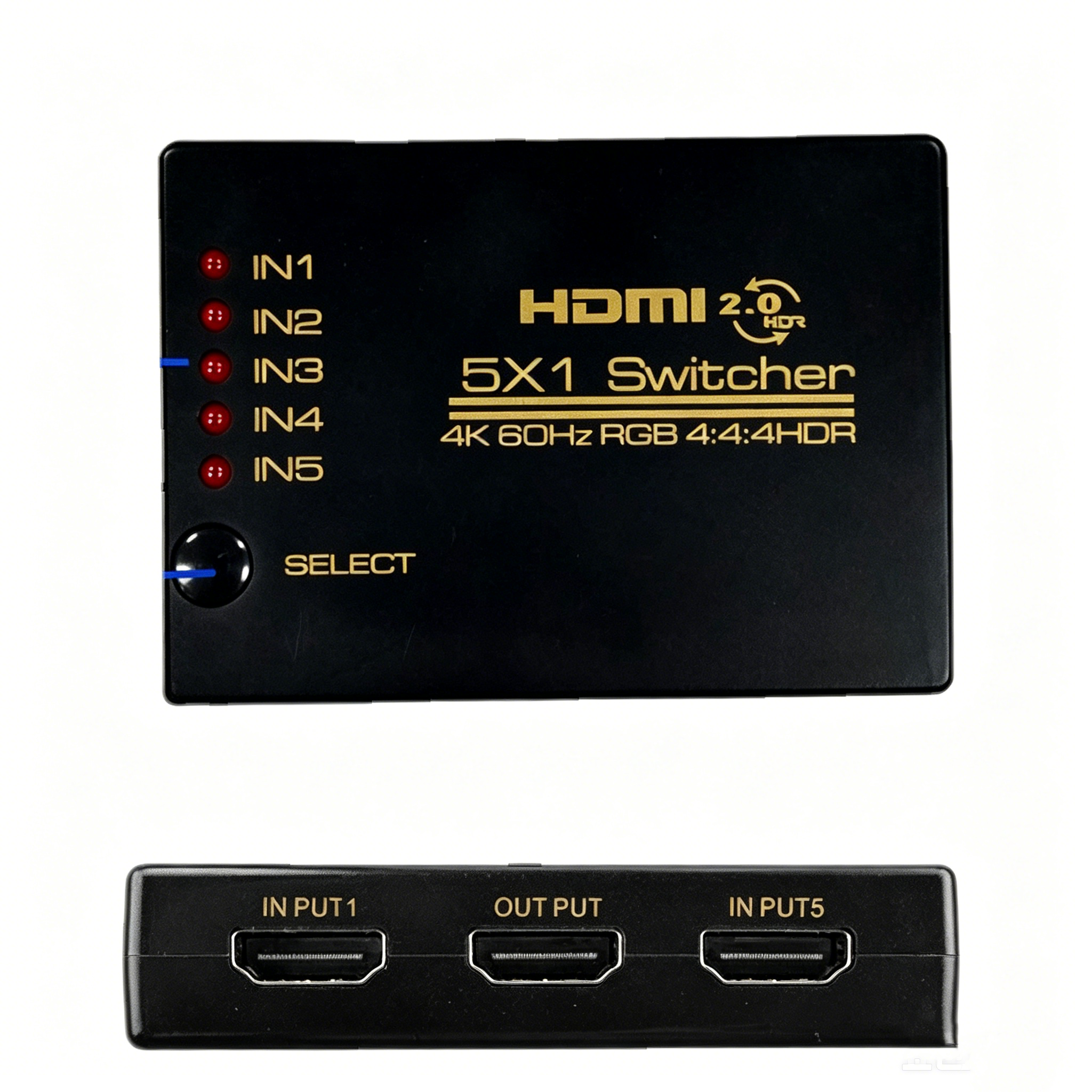 5x1 HDMI 2.0 Switch 4K@60Hz with Remote
