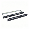 16 Port 1U Blank Shielded Patch Panel 19 Inch Rack Mount Empty Patch Panel Frame