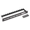 1U 24 Port Empty Modular Patch Panel With Cable Management Bar