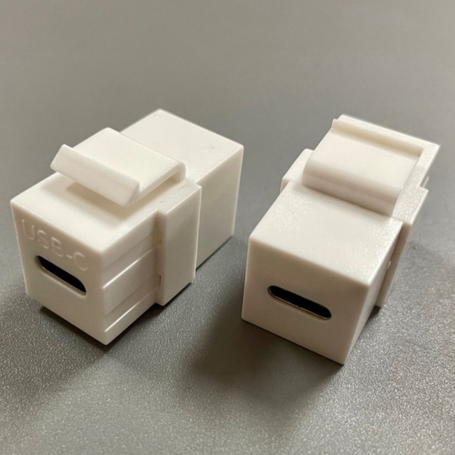 USB C Keystone Module, Type-C Female To Female Coupler, 10Gbps USB Extender for Wall Plate 