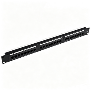 32 Port Voice Patch Panel 19 Inch Rack Mount RJ11 Telephone Patch Panel