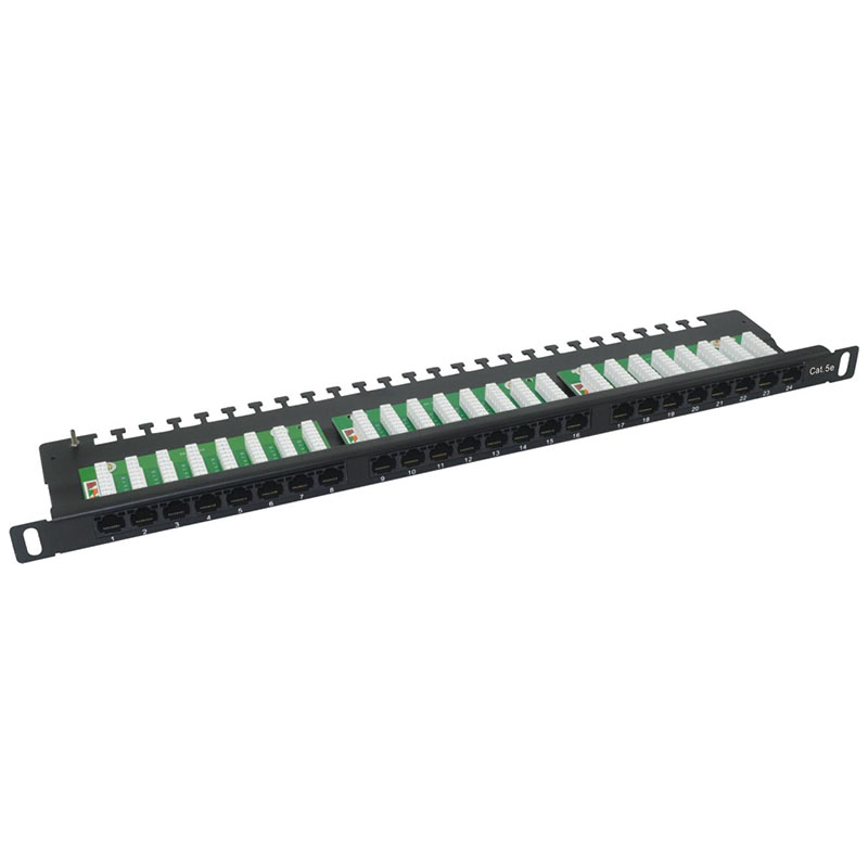 Cat3 RJ11 Voice Telephone Patch Panel 19 Inch Rack Mount Patch Panel