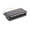 6 Port Shielded Mini Desktop Patch Panel Empty Wall Mount 6 Ports STP Patch Box