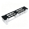 12 Port Modular Patch Panel Bracket Empty Frame for RJ45 Network Voice Fiber Module Insertion