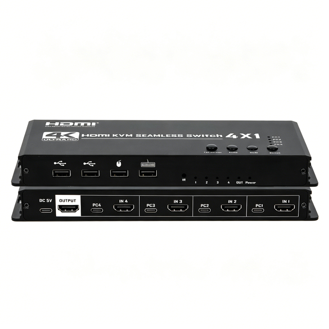 6 Port HDMI Switch 4K 60Hz, 6x1 HDMI 2.0 Switcher with Remote