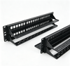 1U 24 Port Blank Patch Panel Unloaded Keystone Jack Rack Mount Panel
