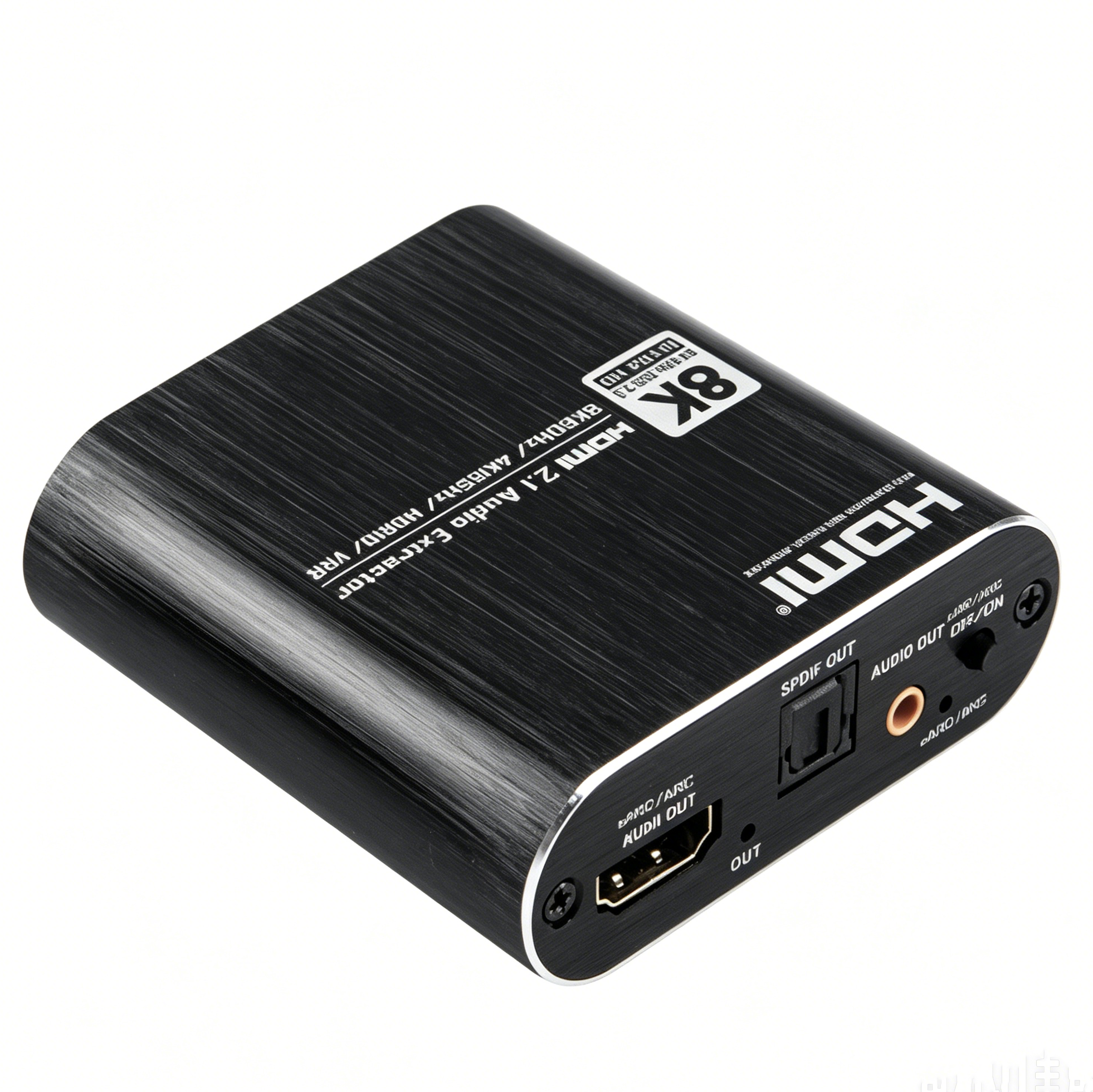 HDMI Audio Extractor EARC 8K@60Hz, HDMI 2.1 Audio Converter with Optical SPDIF 