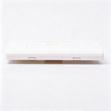1 Port Keystone Wall Plate, 86 Type ABS Faceplate for RJ45 RJ11 Keystone Jack