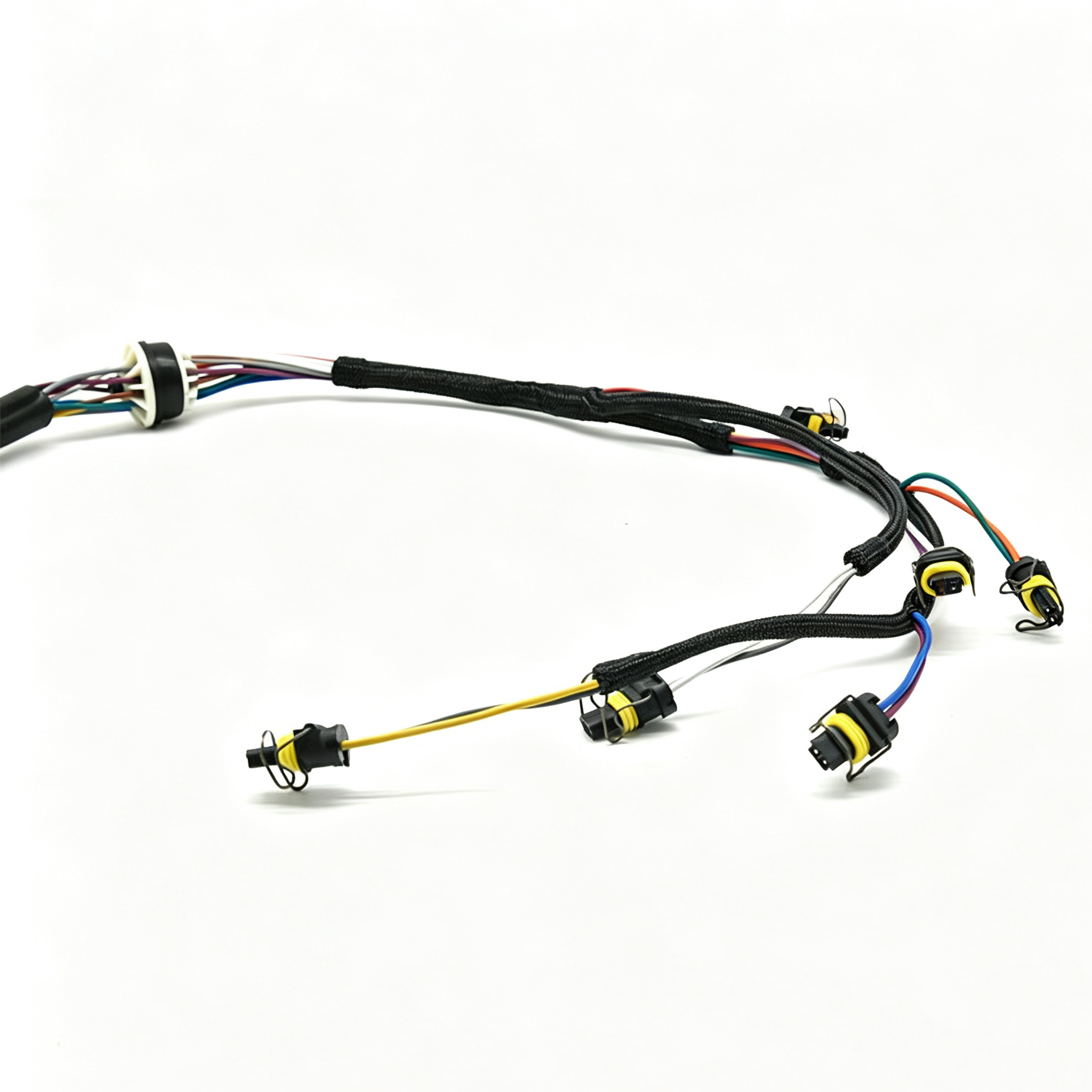 Fuel Injector Wiring Harness Compatible with E325D E329D Excavator – Replacement Injector Cable Loom for 222-5917