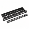 1U 24 Port Empty Modular Patch Panel With Cable Management Bar