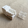 Unshielded Cat6a Keystone Jack, 90-Degree Punch Down Type RJ45 Module