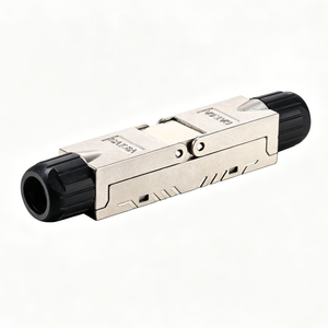 Cat6a Tool-Free Keystone Module, Field Assembly RJ45 Inline Coupler 