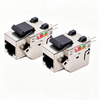 Shielded 90 Degree Keystone Jack, Cat6 RJ45 Ethernet Module