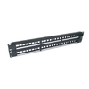 1U 24 Port Blank Patch Panel Unloaded Keystone Jack Rack Mount Panel