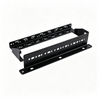 24 Port CAT6 Blank Patch Panel 1U 19 Inch Modular Empty Patch Panel with Cable Management Bracket