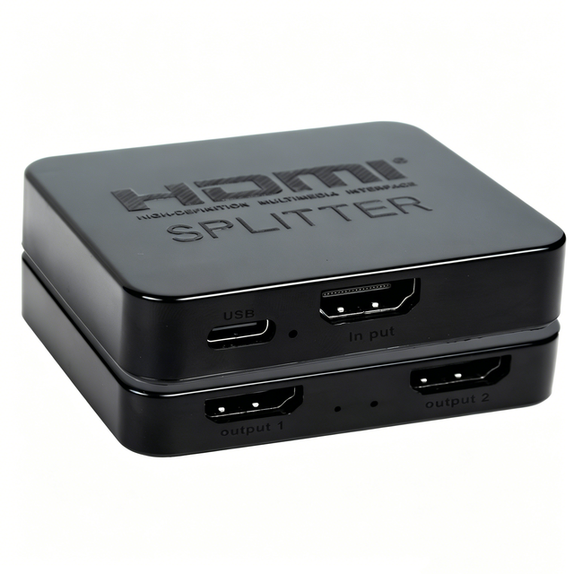 1-in-2-out HDMI Splitter HDMI 1.4 Switch Distributor for Full HD 1080P