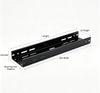 1U 19 Inch Metal Cable Management Panel With Cover Rack Cable Organizer