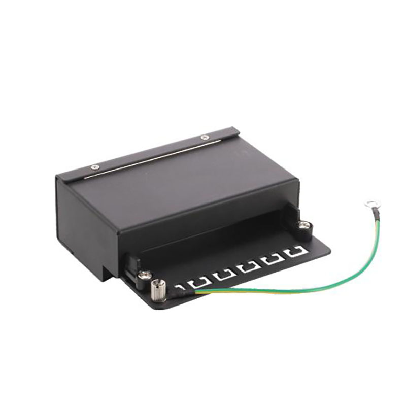 6 Port Shielded Mini Desktop Patch Panel Empty Wall Mount 6 Ports STP Patch Box