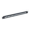 16 Port 1U Blank Modular Patch Panel 19 Inch Rack Mount Empty Patch Panel