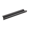12 Port Empty Keystone Patch Panel 1U 19 Inch Rack Mount With Cable Management Bar