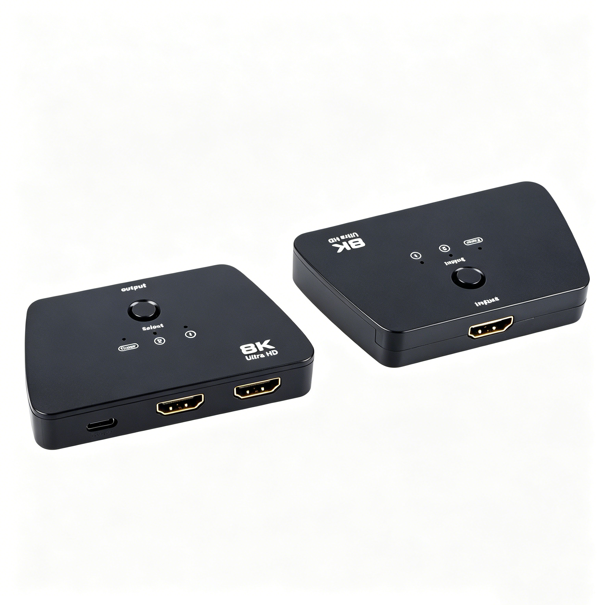 HDMI 2.1 Bi Directional Switch 8K 60Hz 4K 120Hz 48Gbps HDCP 2.3 for PS5 Xbox PC Remote Included
