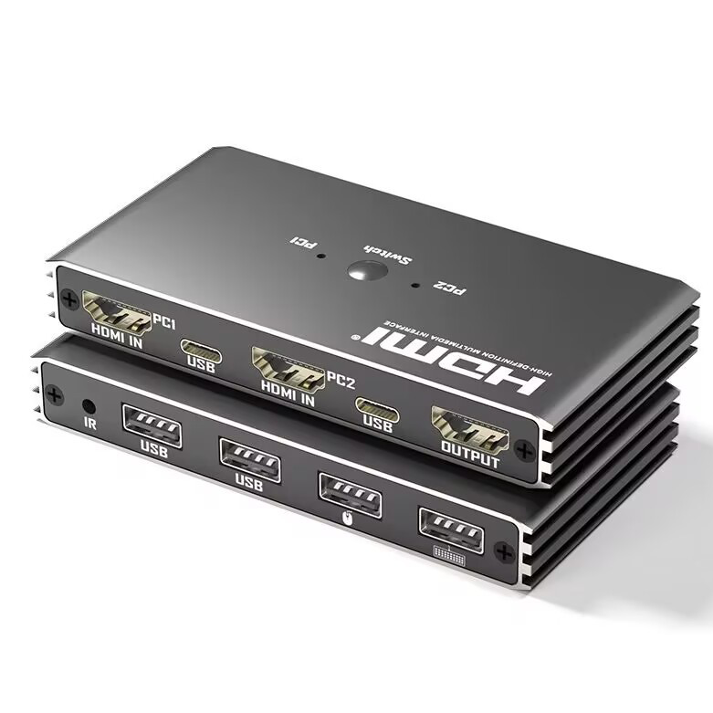 2 Port HDMI KVM Switch 4K60Hz USB 2.0