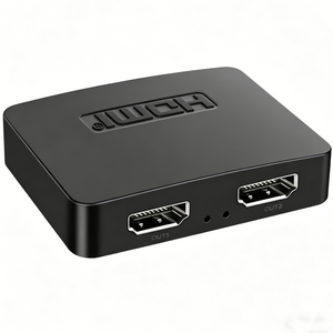 1x2 HDMI 2.0 Splitter 4K60Hz RGB for Dual Monitors with HDCP 2.2