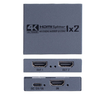 1x2 HDMI 2.0 Splitter 4K60Hz for Dual Monitors with HDCP 2.3