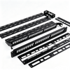 24 Port CAT6 Blank Patch Panel 1U 19 Inch Modular Empty Patch Panel with Cable Management Bracket