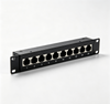 1U 24 Port Keystone Empty Patch Panel 19 Inch Rack Mount Unloaded Patch Panel