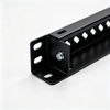 24 Port Pass Through Patch Panel 1U 19 Inch Rack Mount RJ45 Ethernet Patch Panel