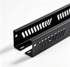 1U 19 Inch Metal Cable Management Panel With Cover Rack Cable Organizer