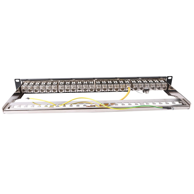 4 Port CAT6 Patch Panel 1U Rack Mount