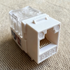 Unshielded Cat6a Keystone Jack, 90-Degree Punch Down Type RJ45 Module