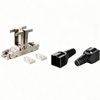 Cat6a Cat7 Shielded Keystone Coupler, Tool-Free RJ45 Keystone Module , 10G Ethernet Extension Adapter for Network Cable – Fully Shielded