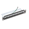 24 Port 1U Blank Shielded Patch Panel Frame