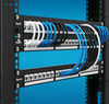 128° Angled Blank Patch Panel 1U 19 Inch 12/24 Port Empty Keystone Network Patch Panel with Ground Wire