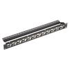 1U 19 英寸 24 Port Empty Modular Patch Panel