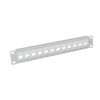 10 Inch 1U 12 Port Cat6 Blank Keystone Patch Panel Unloaded Network Patch Panel