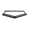 1U 19 Inch 24 Port V Type Angled Blank Keystone Patch Panel Empty Frame
