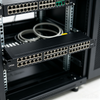 24 Port 1U Rack Mount BNC Patch Panel 75Ohm Coaxial BNC Distribution Panel for CCTV SDI Video