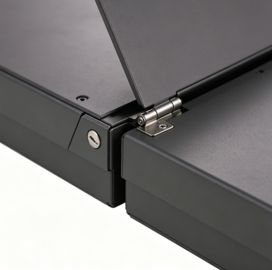 6 Port Flip Top Fiber Optic Terminal Box Desktop Wall Mount Optical Fiber Distribution Box