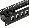 24 Port Unloaded Keystone Patch Panel | 1U 19 Inch Rack Mount Empty Patch Panel