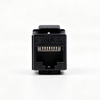 Cat6 RJ45 Ethernet Module, 180 Degree Unshielded Keystone Jack