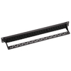 24 Port CAT6A Tool-less Patch Panel With Cable Management Bracket