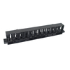 1U Cable Management Rack, 12 Slots Horizontal Cable Organizer For Server Cabinet